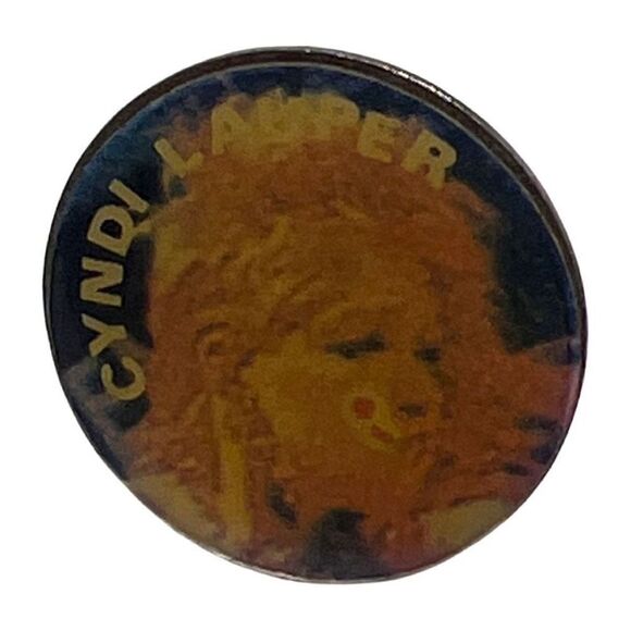 Cyndi Lauper Singer Pin Vintage Fans Collectibles Accessories 5 Pieces Set - Picture 2 of 7